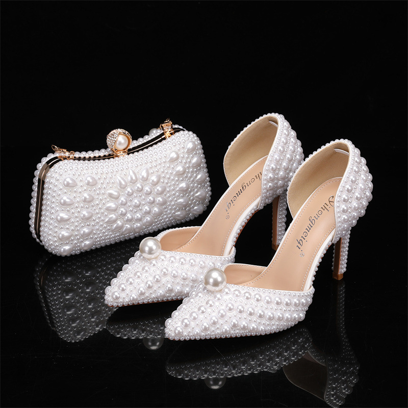 Wedding Packaging - Ensemble sac et chaussures pour femmes,
