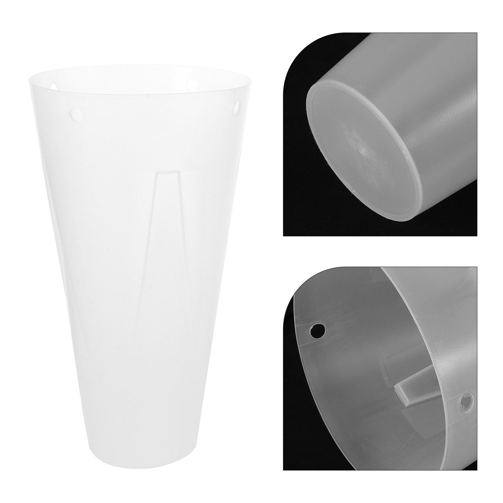 Wedding Floral Supply - 4 pièces de supports ronds blancs