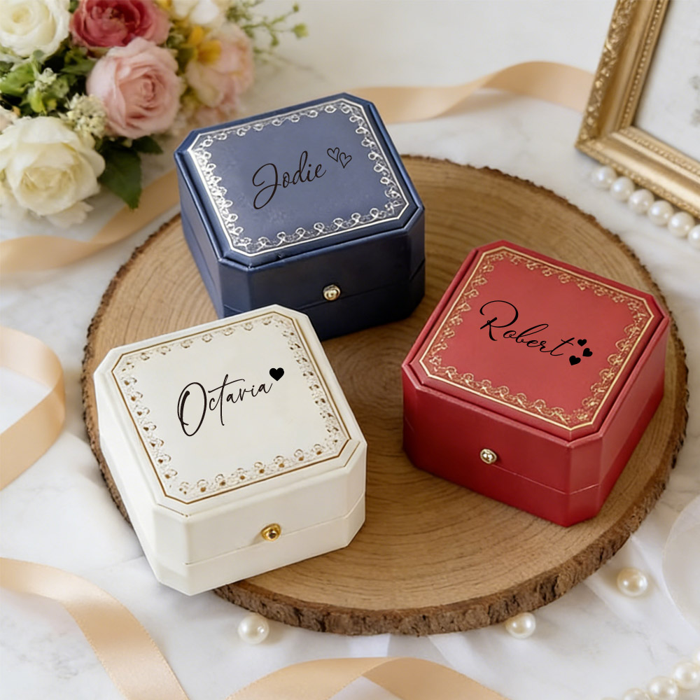 Boîte à bague personnalisée en - Wedding Packaging avis et prix