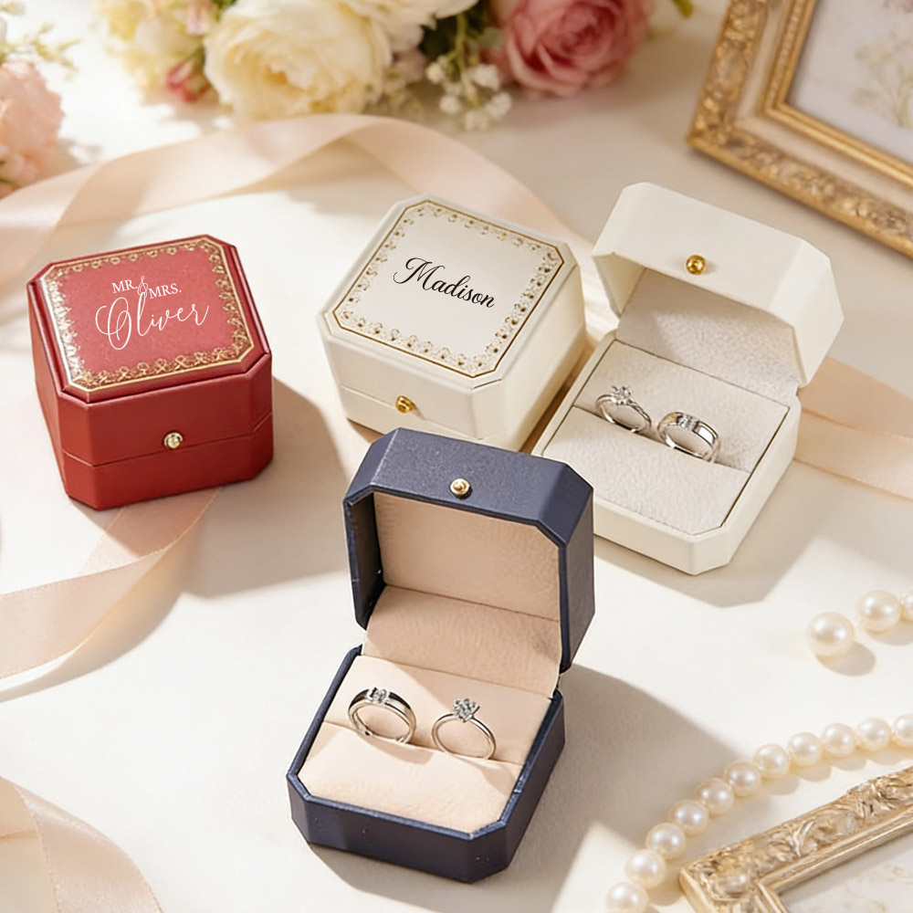 Boîte à bague personnalisée en - Wedding Packaging avis et prix