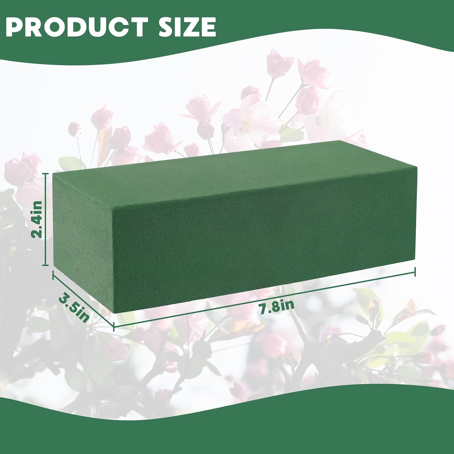 72 blocs de mousse florale ver - Wedding Floral Supply avis et prix