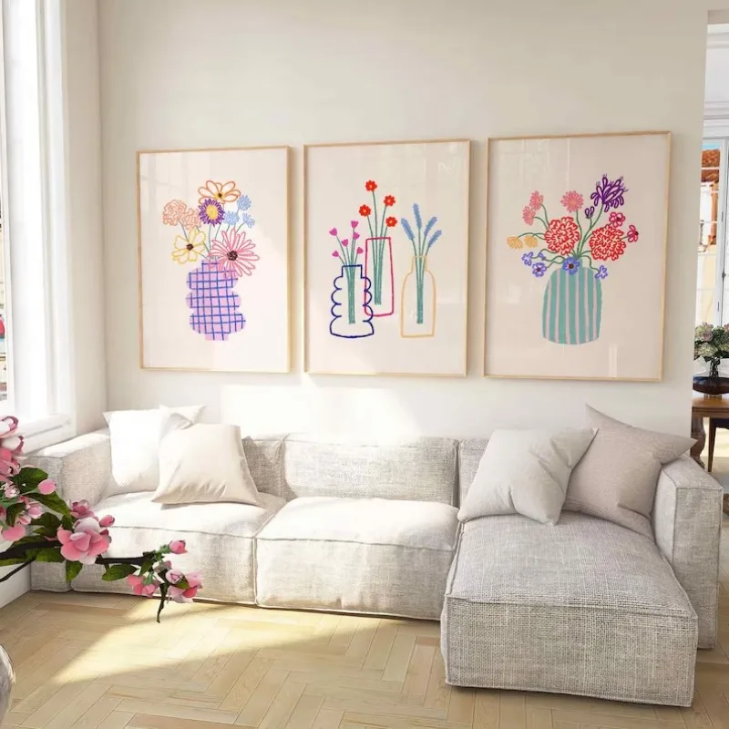 1 tableau sur toile sans cadre - Flower Girl Basket avis et prix