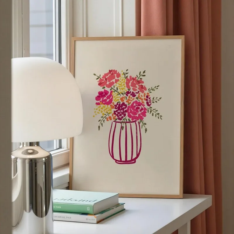 1 tableau sur toile sans cadre - Flower Girl Basket avis et prix