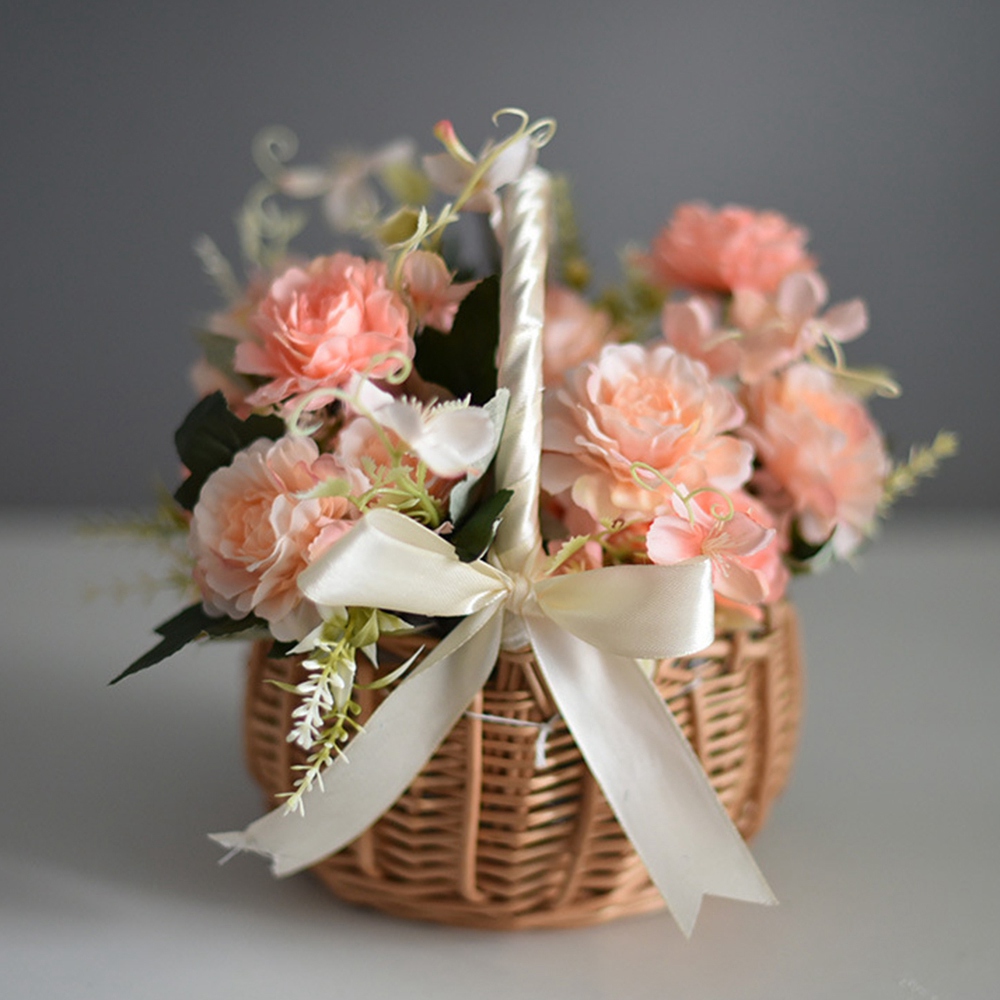 Panier en osier tressé, avec a - Flower Girl Basket avis et prix