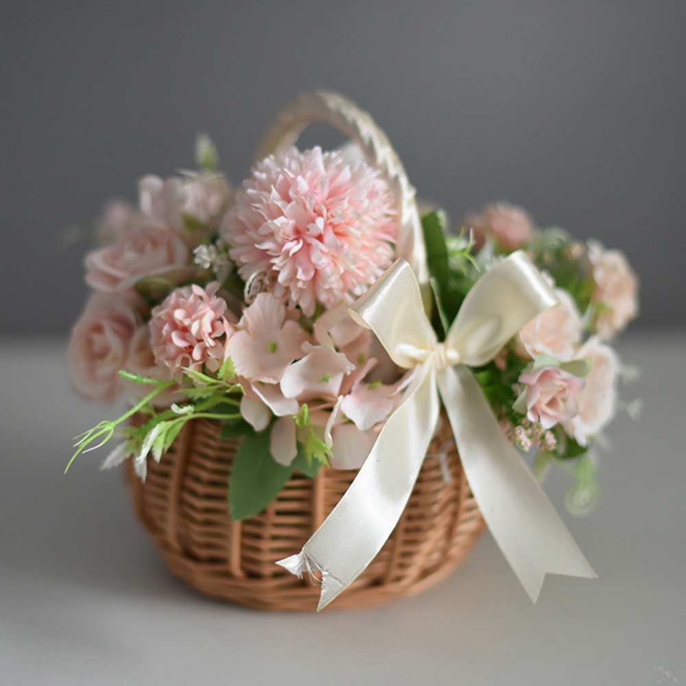 Panier en osier tressé, avec a - Flower Girl Basket avis et prix