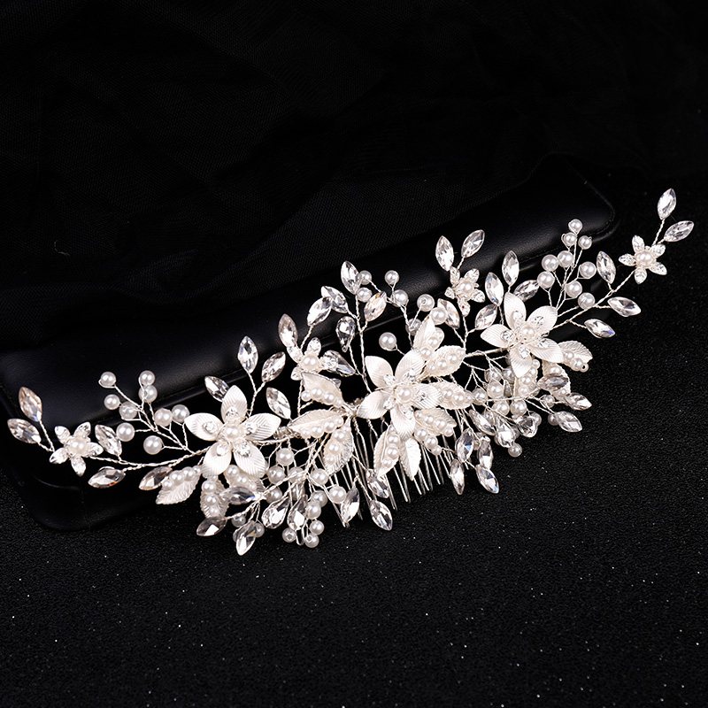 Peigne à cheveux fleur perle d - Wedding Supply Store avis et prix