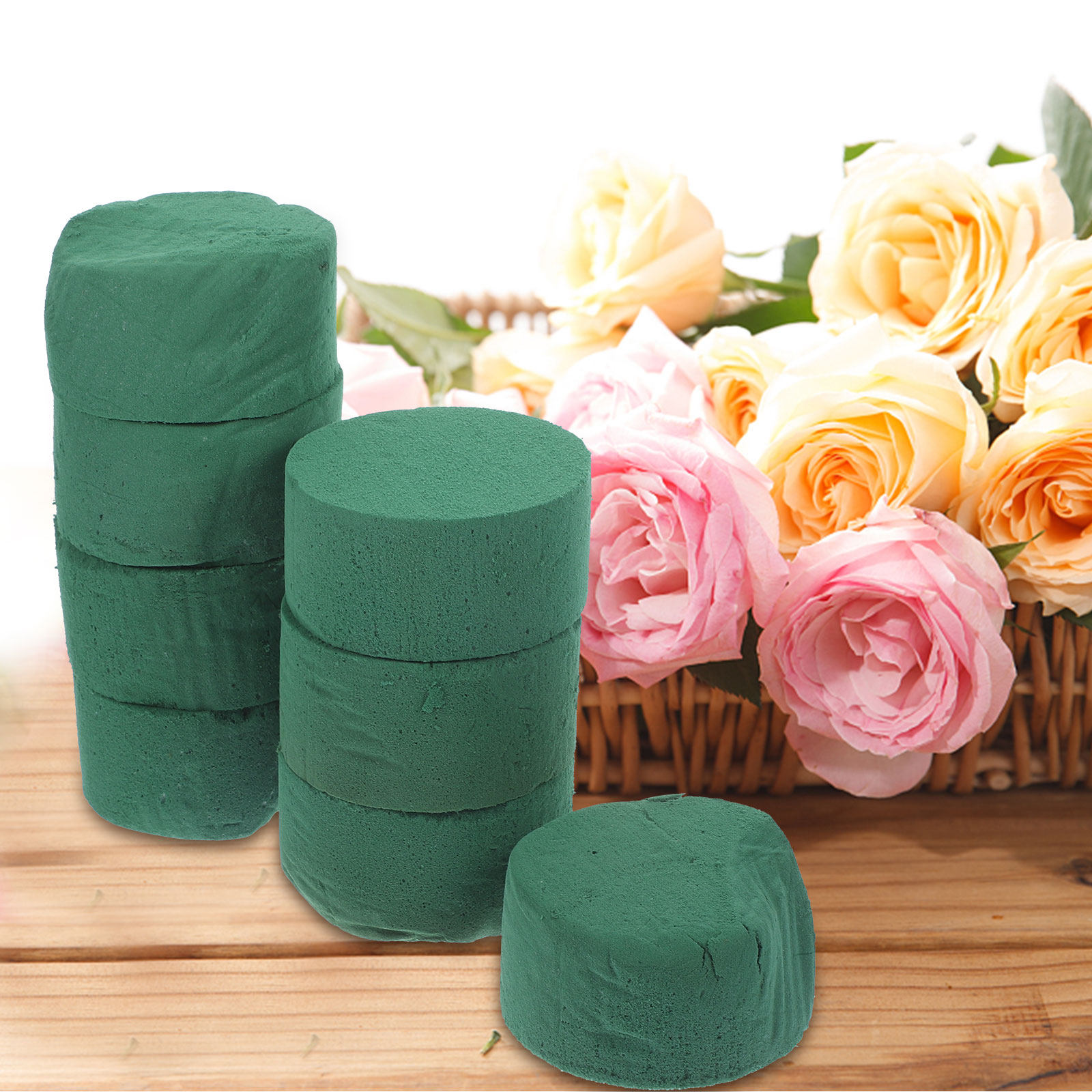 8 blocs ronds en mousse floral - Wedding Floral Supply avis et prix