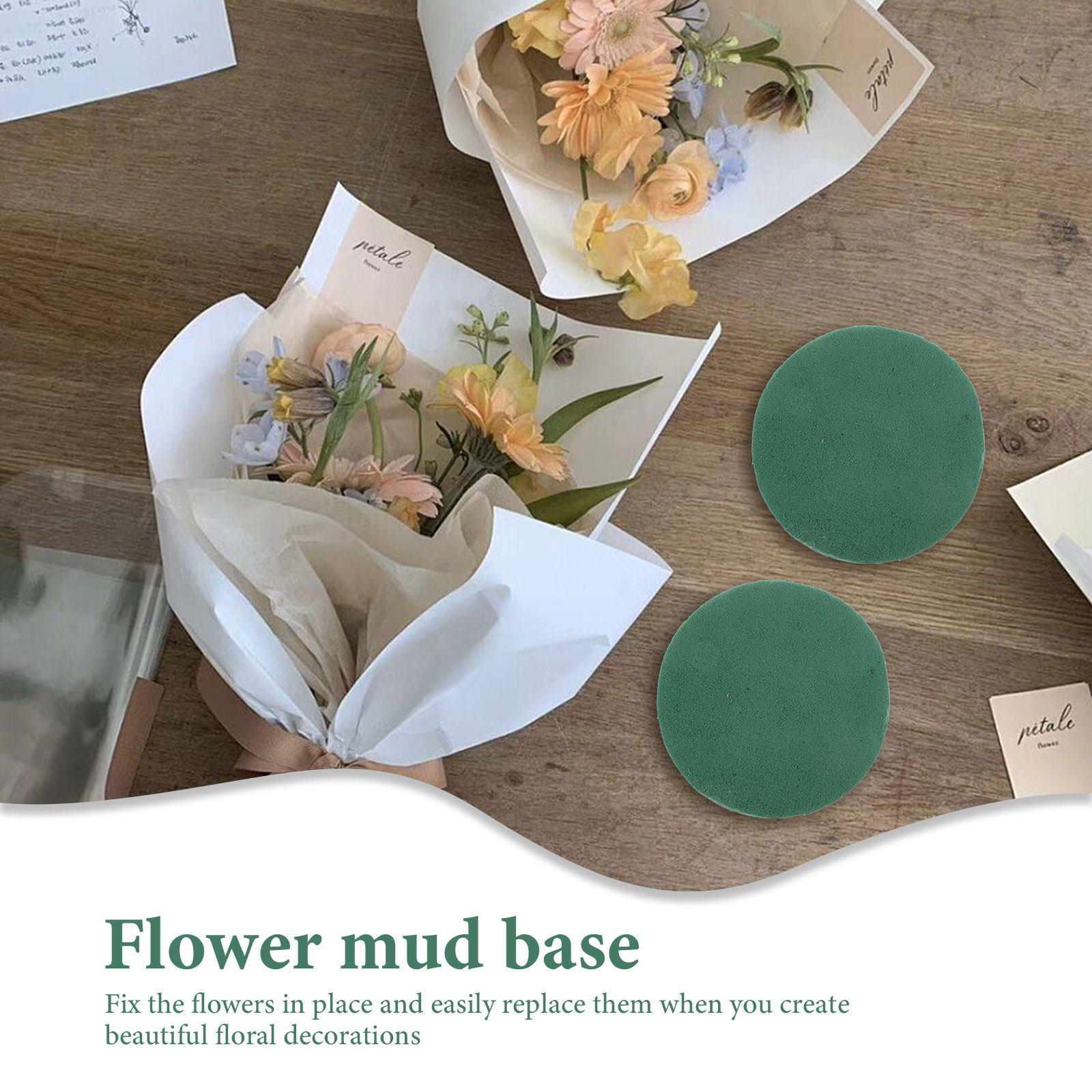 8 blocs ronds en mousse floral - Wedding Floral Supply avis et prix