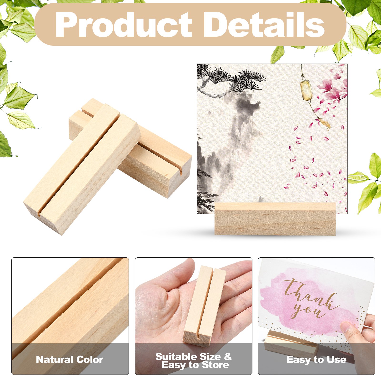 Ensemble de porte-cartes en bo - Place Card Holder avis et prix