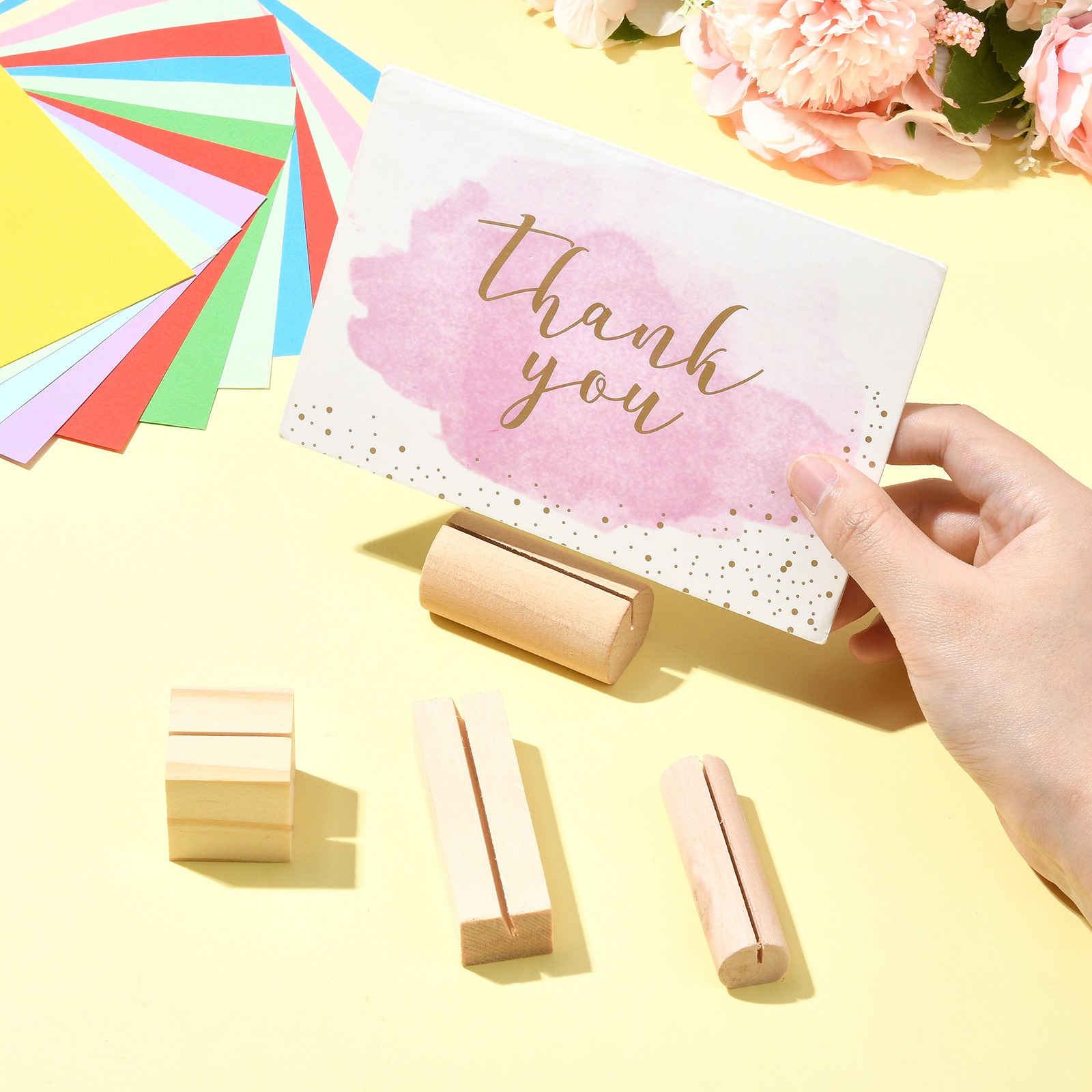 Ensemble de porte-cartes en bo - Place Card Holder avis et prix